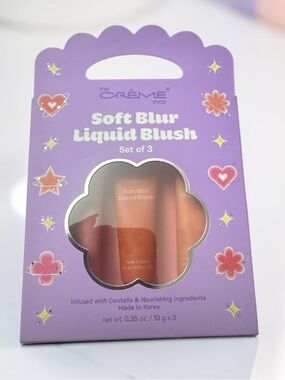 Crème Shop - Soft Blur Liquid Blush Set - NIB